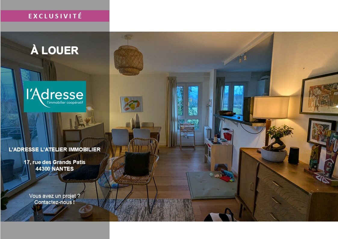 Appartement à louer, 78m², Nantes