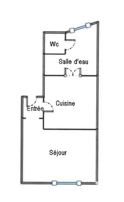 Appartement à louer, 22m², Evron