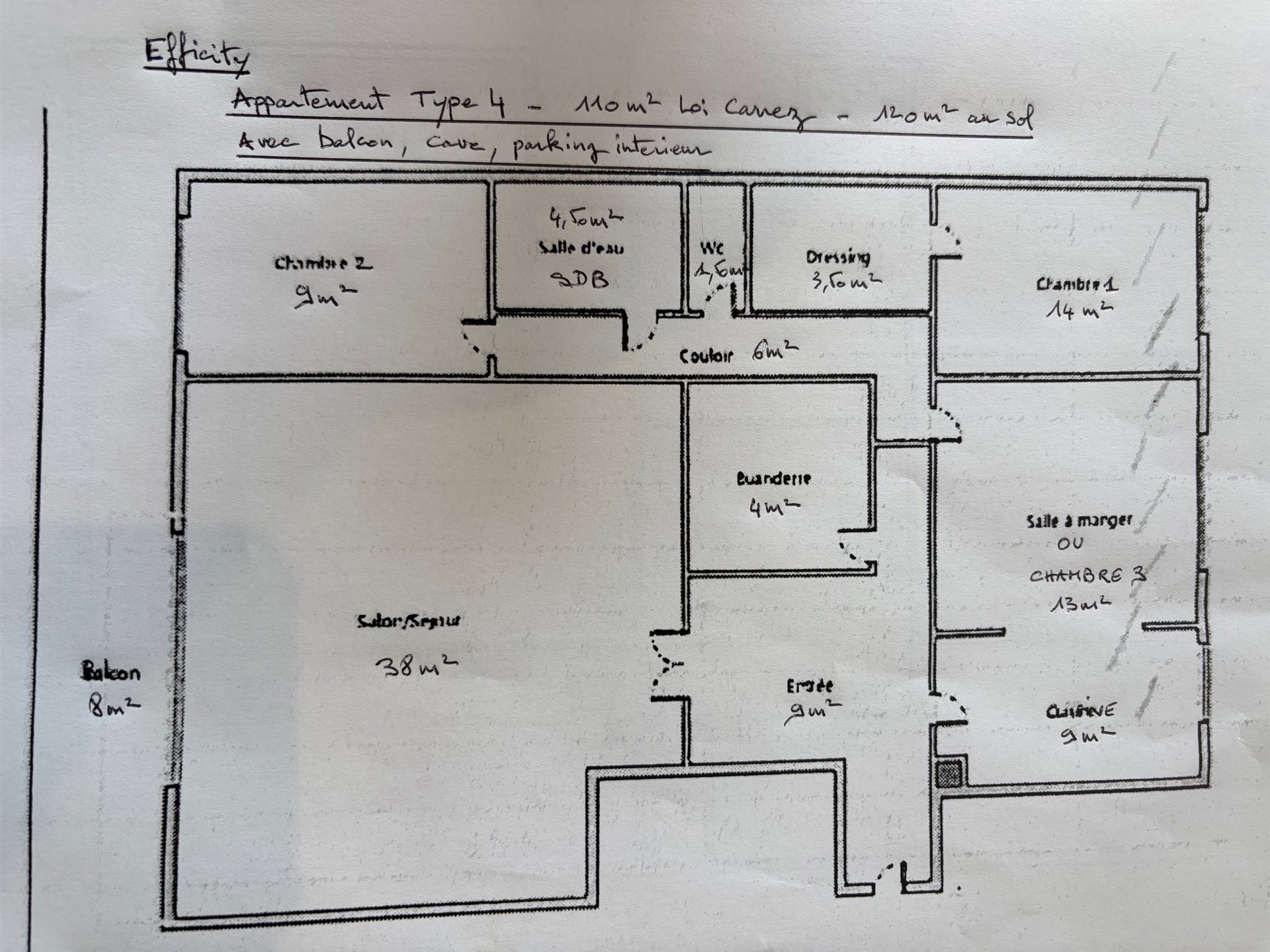 Appartement à vendre, 110m², Lille