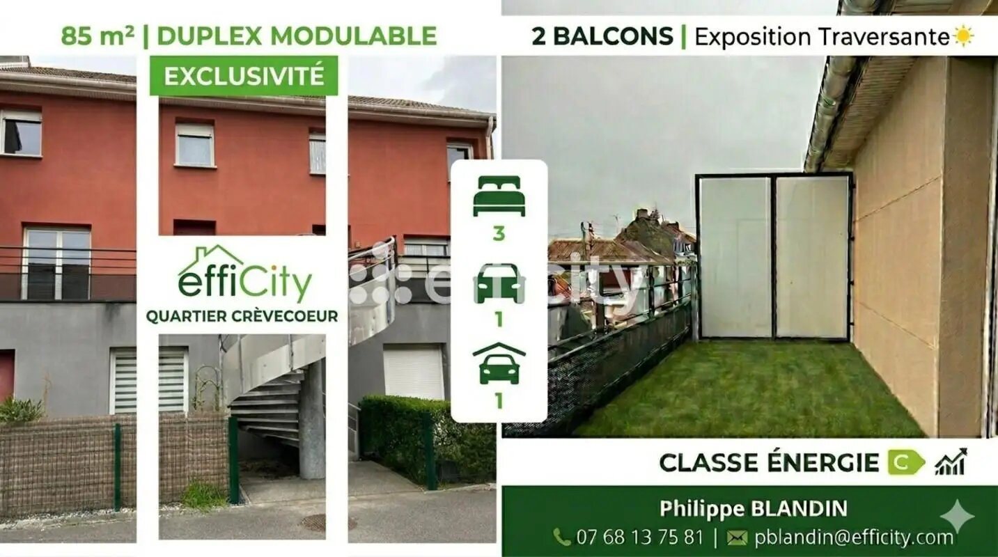 Appartement à vendre, 85m², Calais