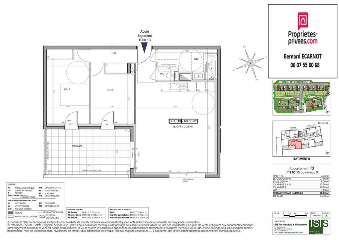 Appartement à vendre, 68m², Claix