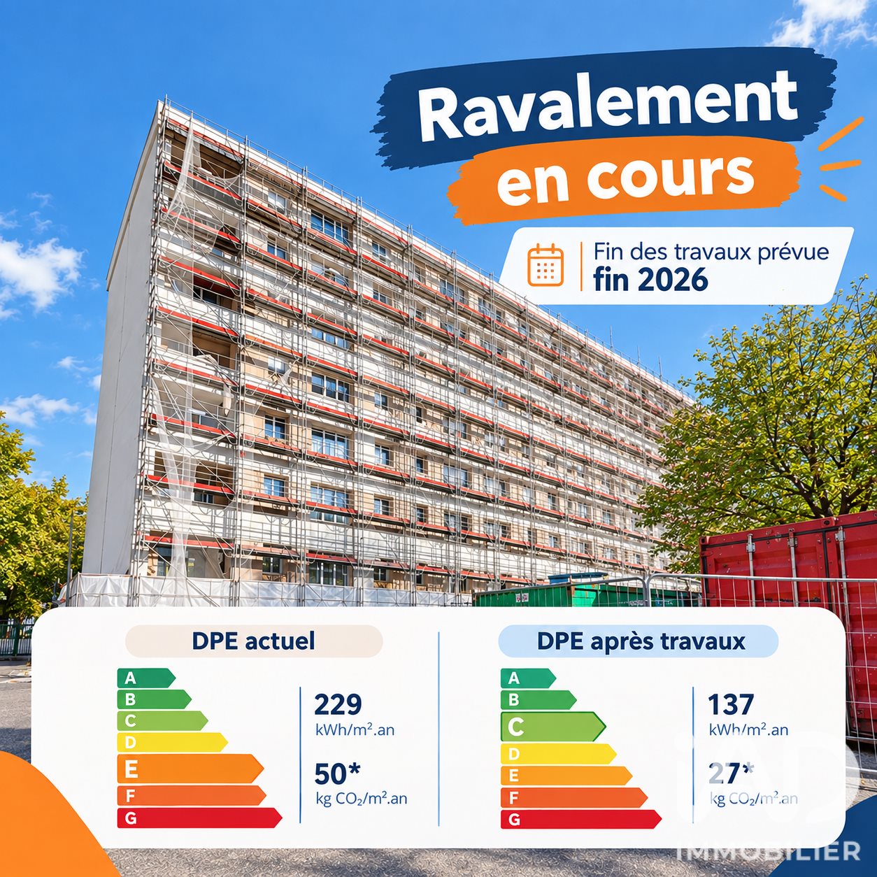 Appartement à vendre, 52m², Bezons