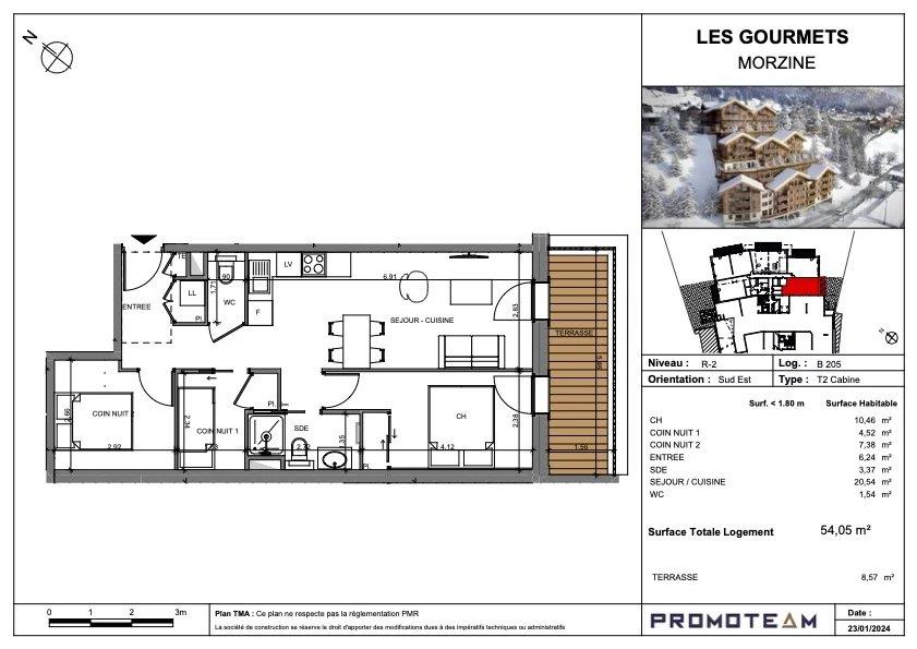 Appartement à vendre, 54m², Morzine (Avoriaz)