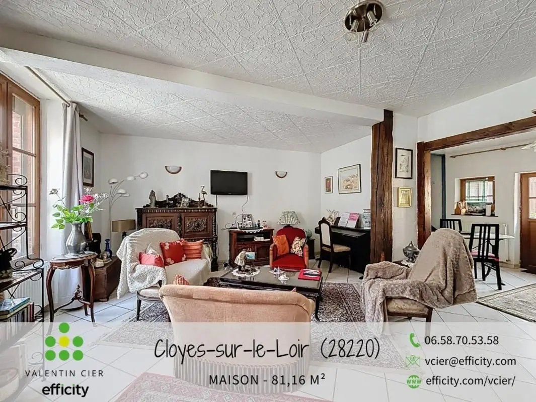 Maison à vendre, 81m², Cloyes-sur-le-Loir
