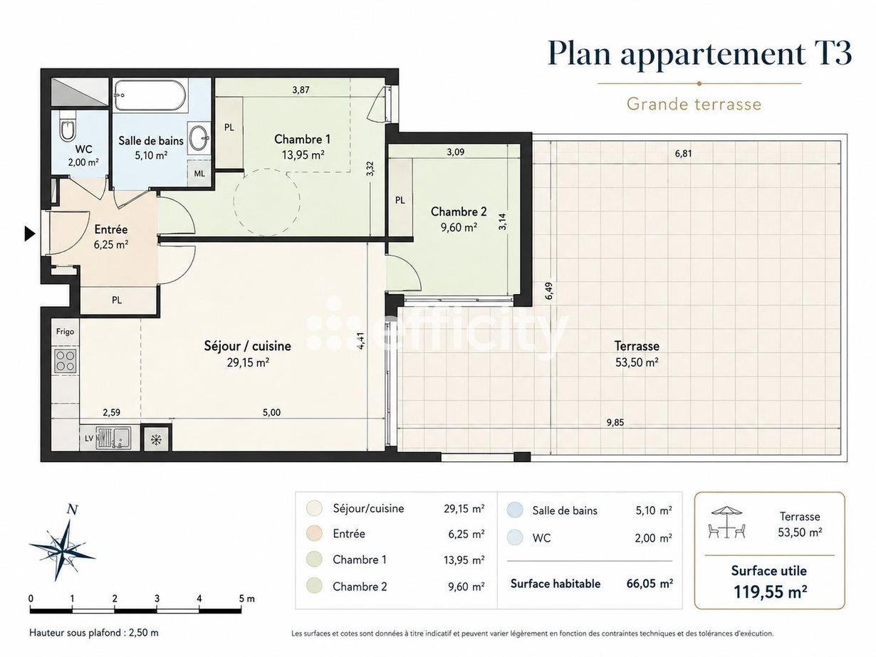 Appartement à vendre, 70m², Montpellier
