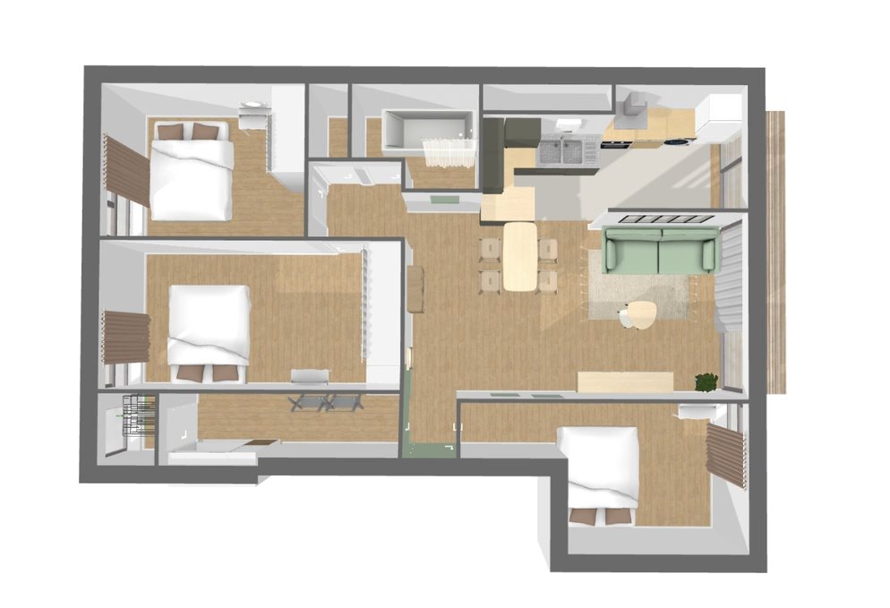 Appartement à vendre, 72m², Mérignac