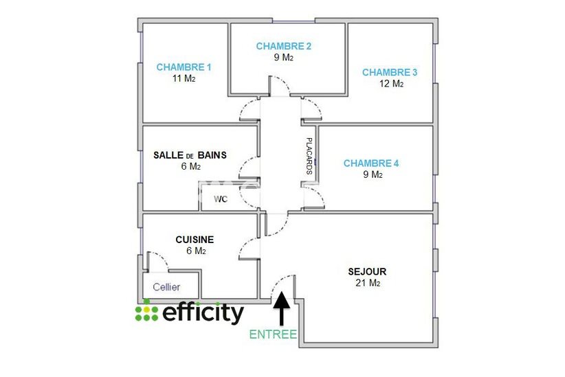 Appartement à vendre, 5m², Antony