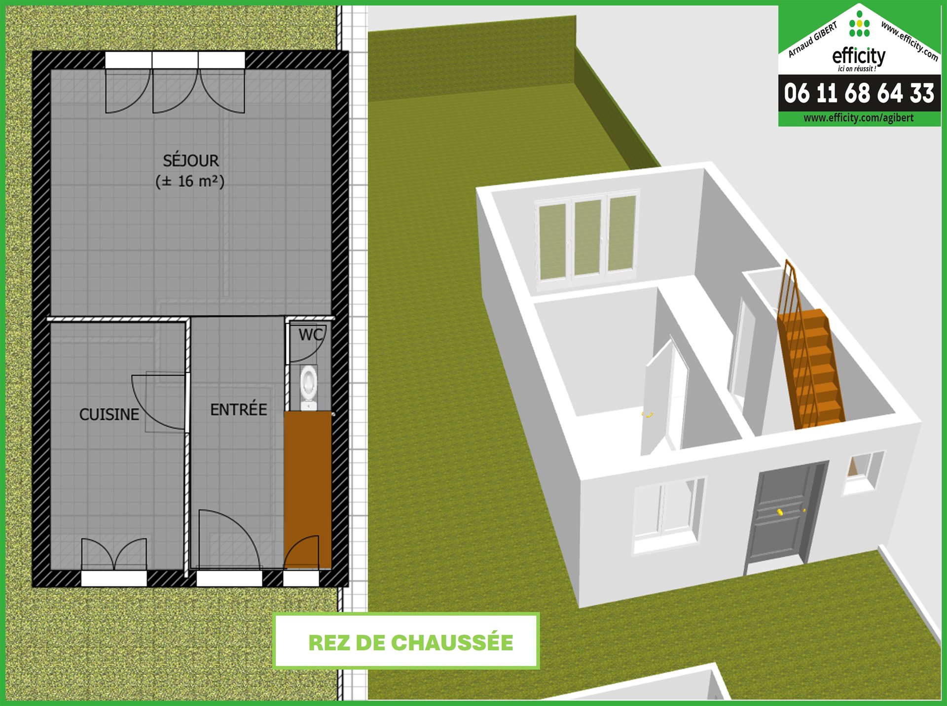 Maison à vendre, 54m², Cormeilles-en-Parisis