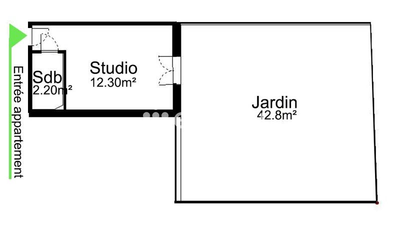 Appartement à vendre, 15m², Le Pré-Saint-Gervais