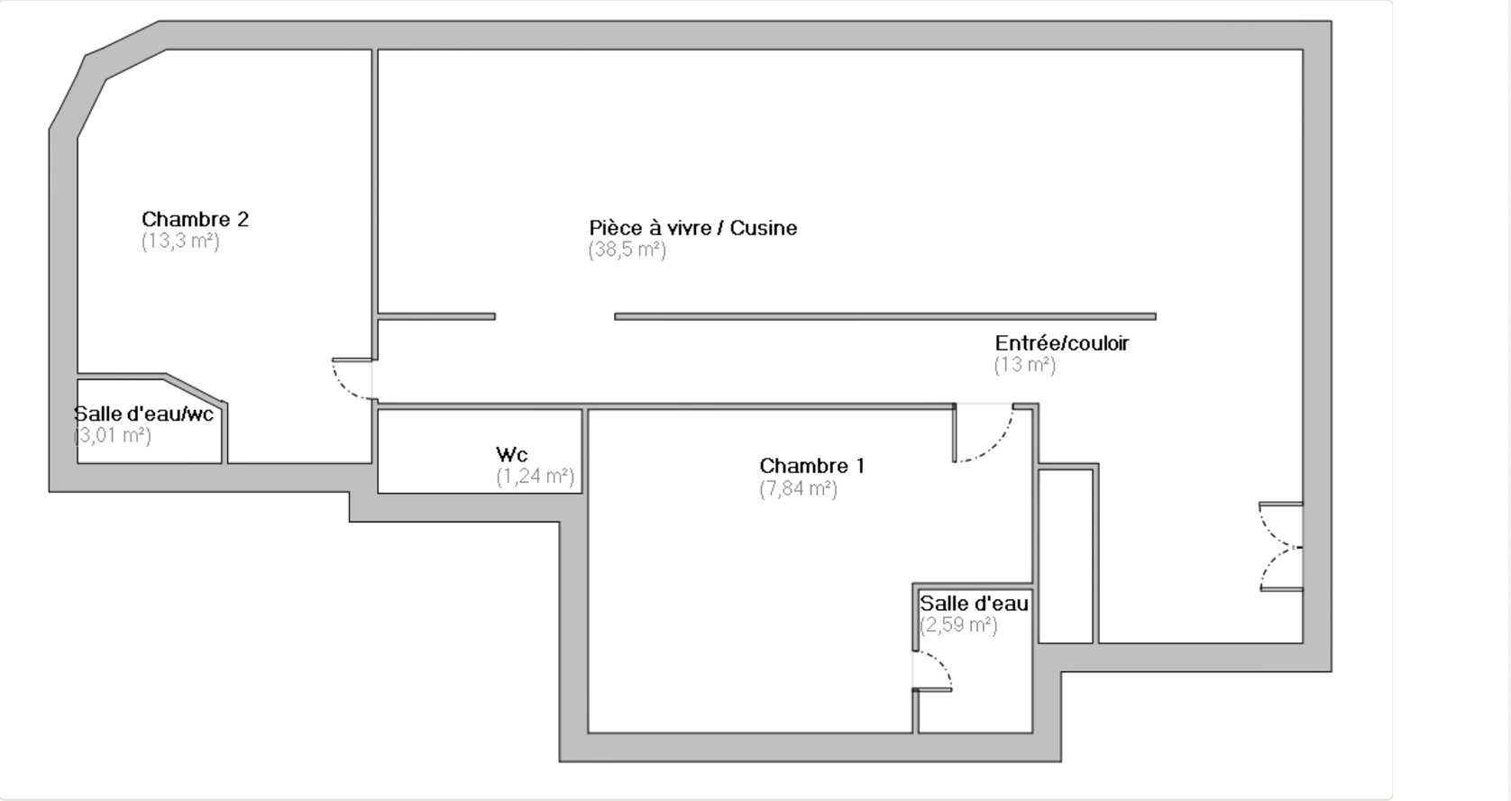 Appartement à vendre, 80m², Paris 17ème
