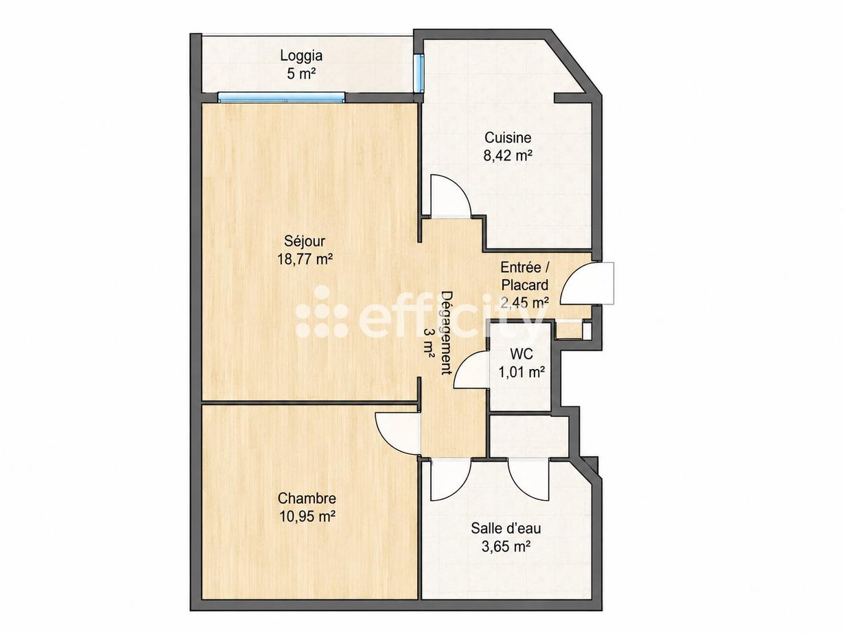 Appartement à vendre, 50m², Montpellier