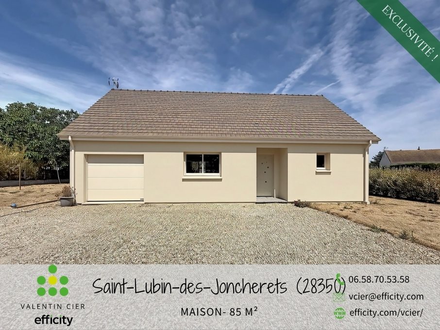Maison à vendre, 85m², Saint-Lubin-des-Joncherets