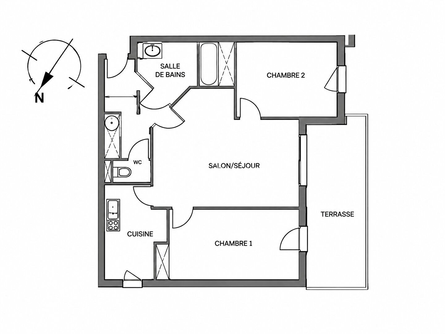 Appartement à vendre, 66m², Aubenas