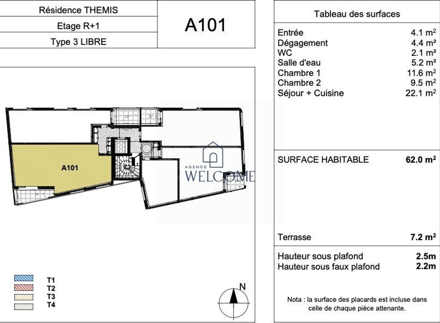Appartement à vendre, 62m², Castelnau-le-Lez