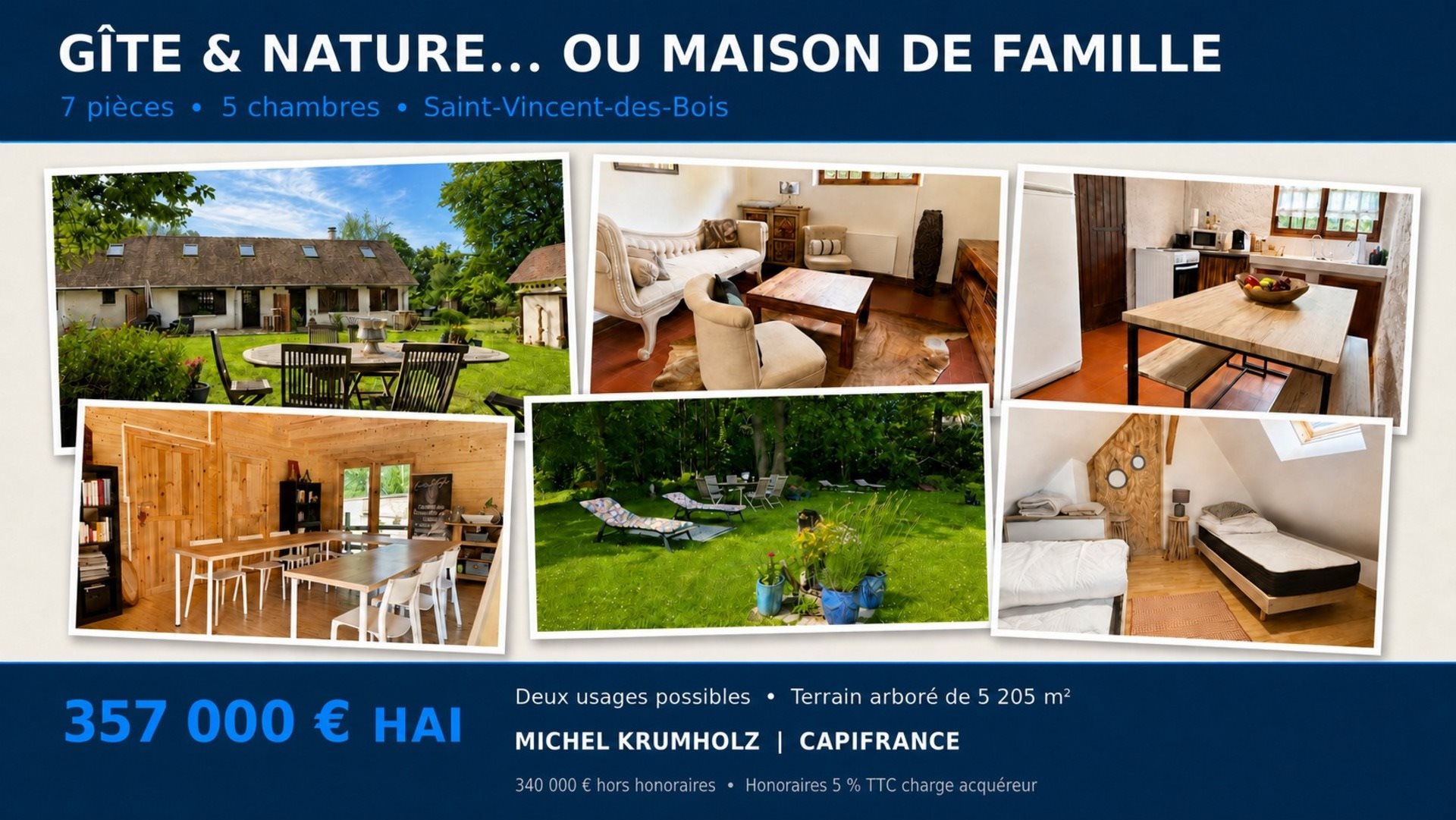 Maison à vendre, 110m², Saint-Vincent-des-Bois