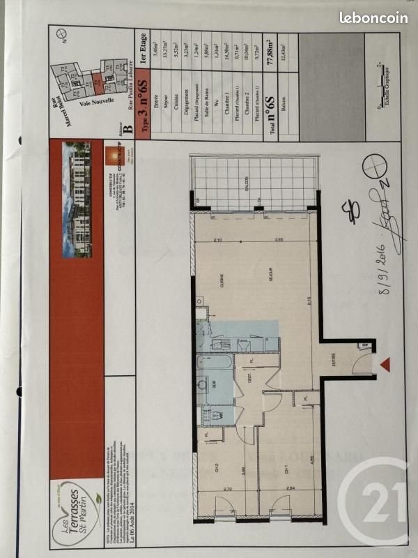 Appartement à vendre, 78m², Olivet