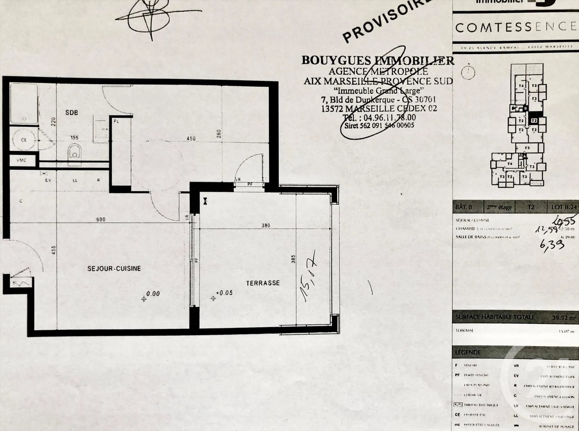 Appartement à louer, 39m², Marseille 12ème