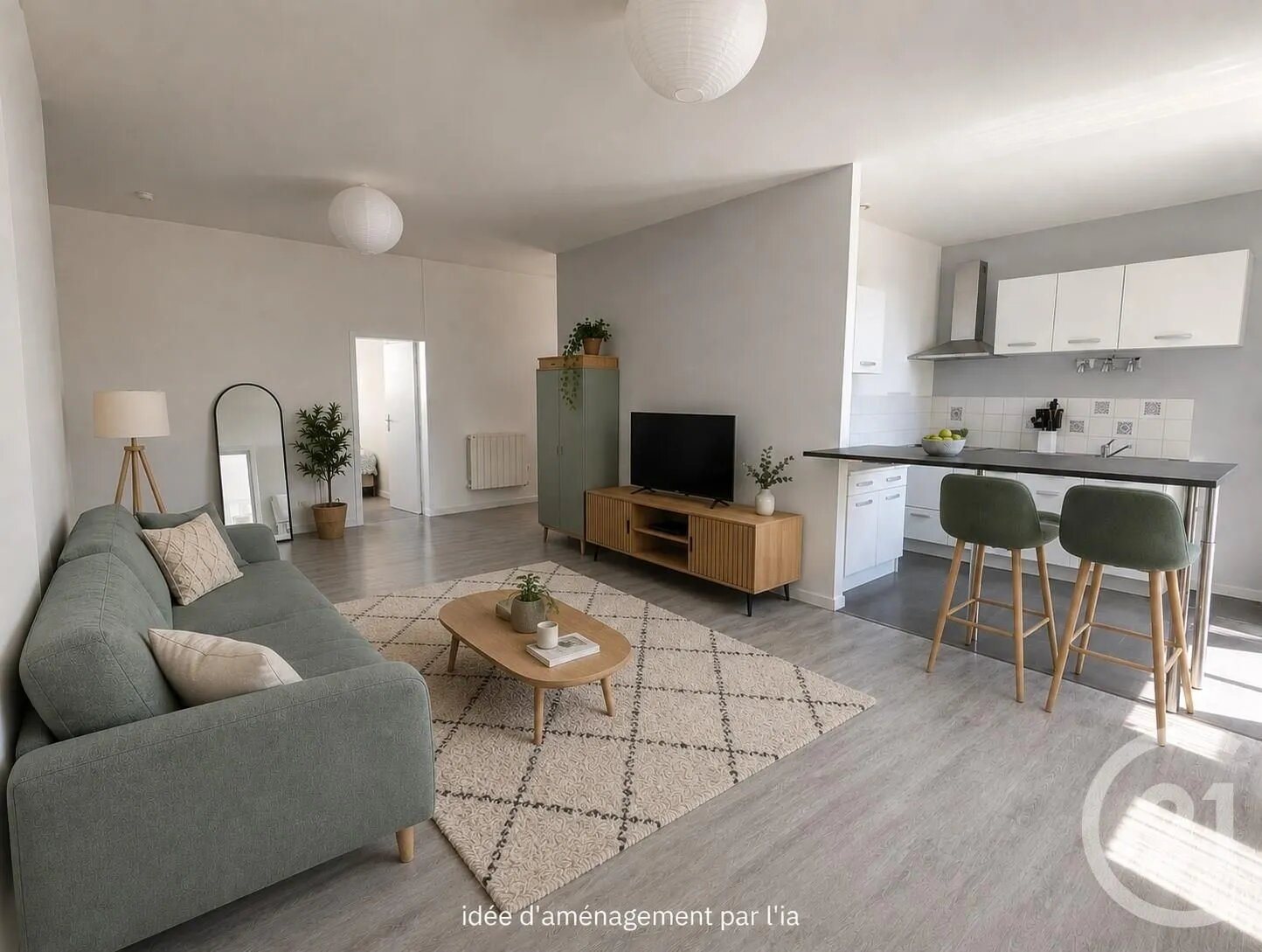 Appartement à louer, 52m², Riom