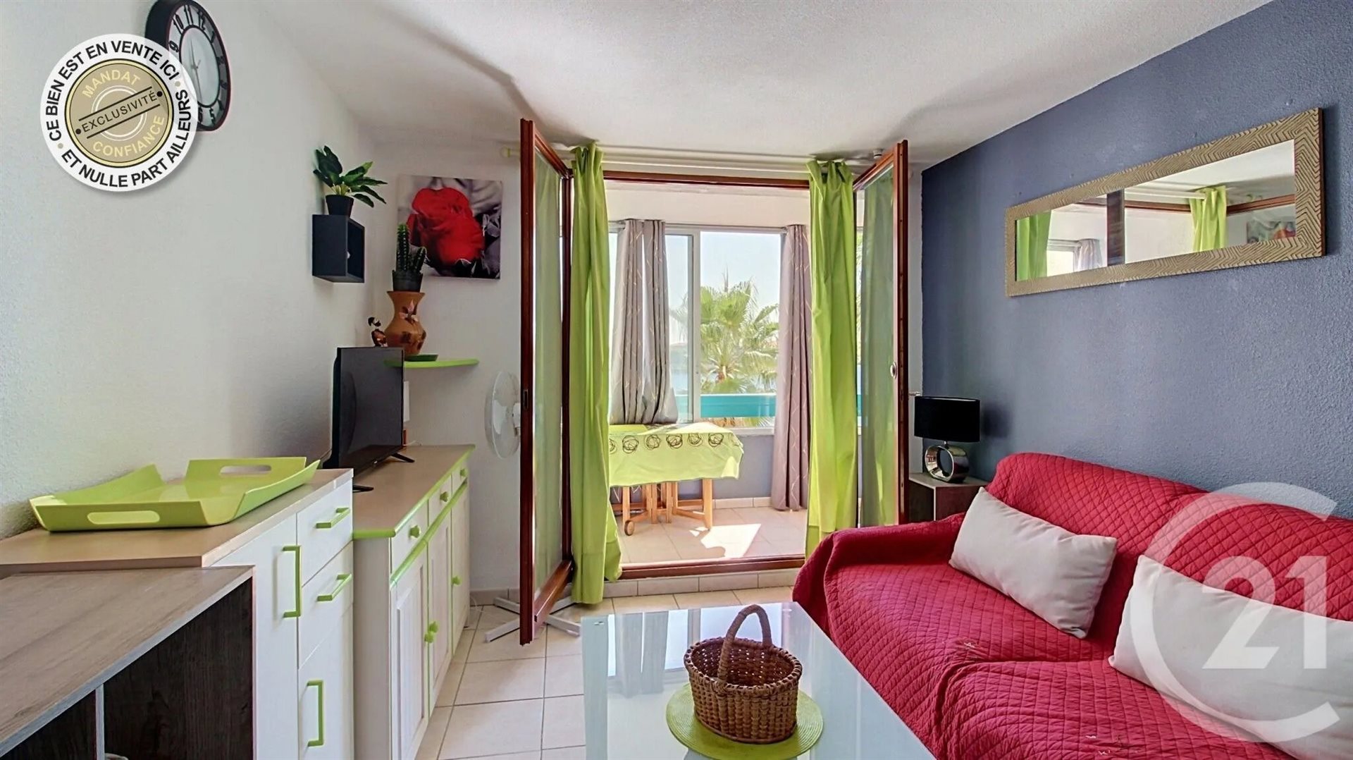 Appartement à vendre, 22m², Le Barcarès