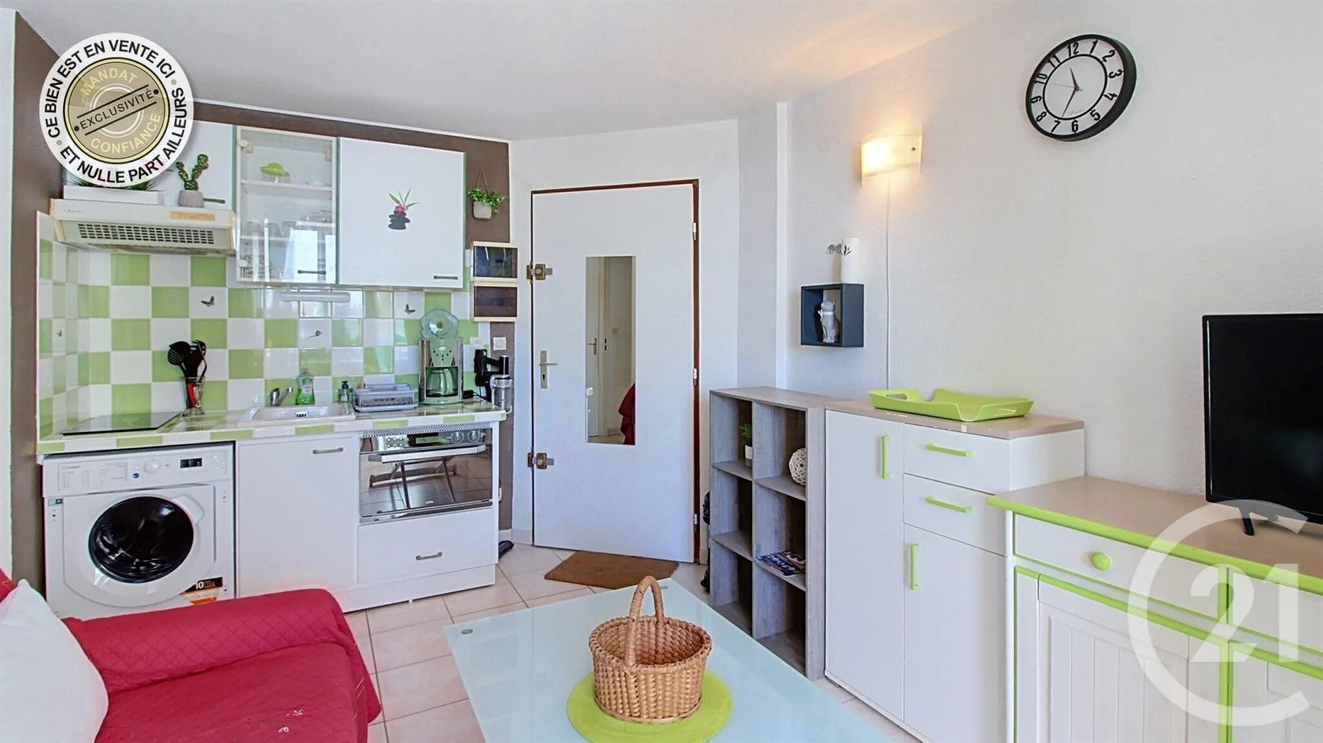 Appartement à vendre, 22m², Le Barcarès