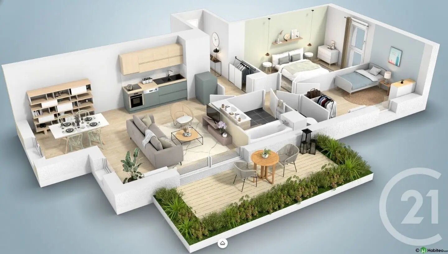 Appartement à vendre, 68m², Pornic