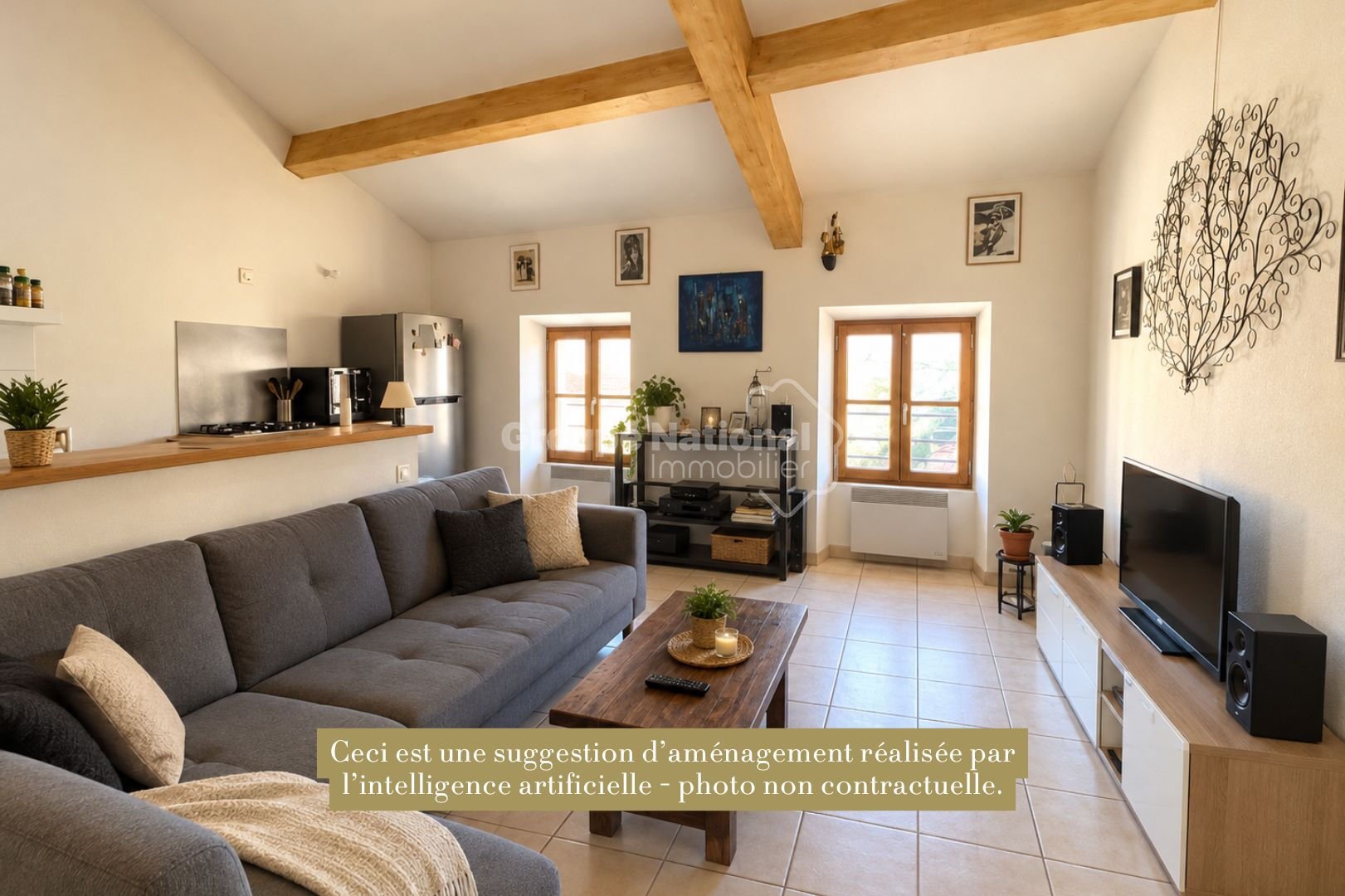 Appartement à louer, 45m², Monteux