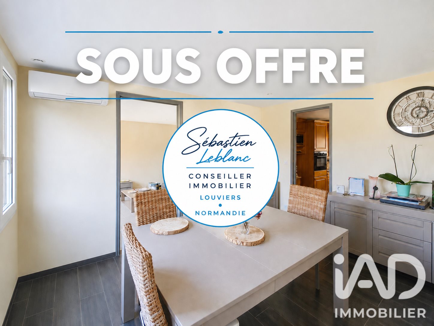 Maison à vendre, 55m², Acquigny