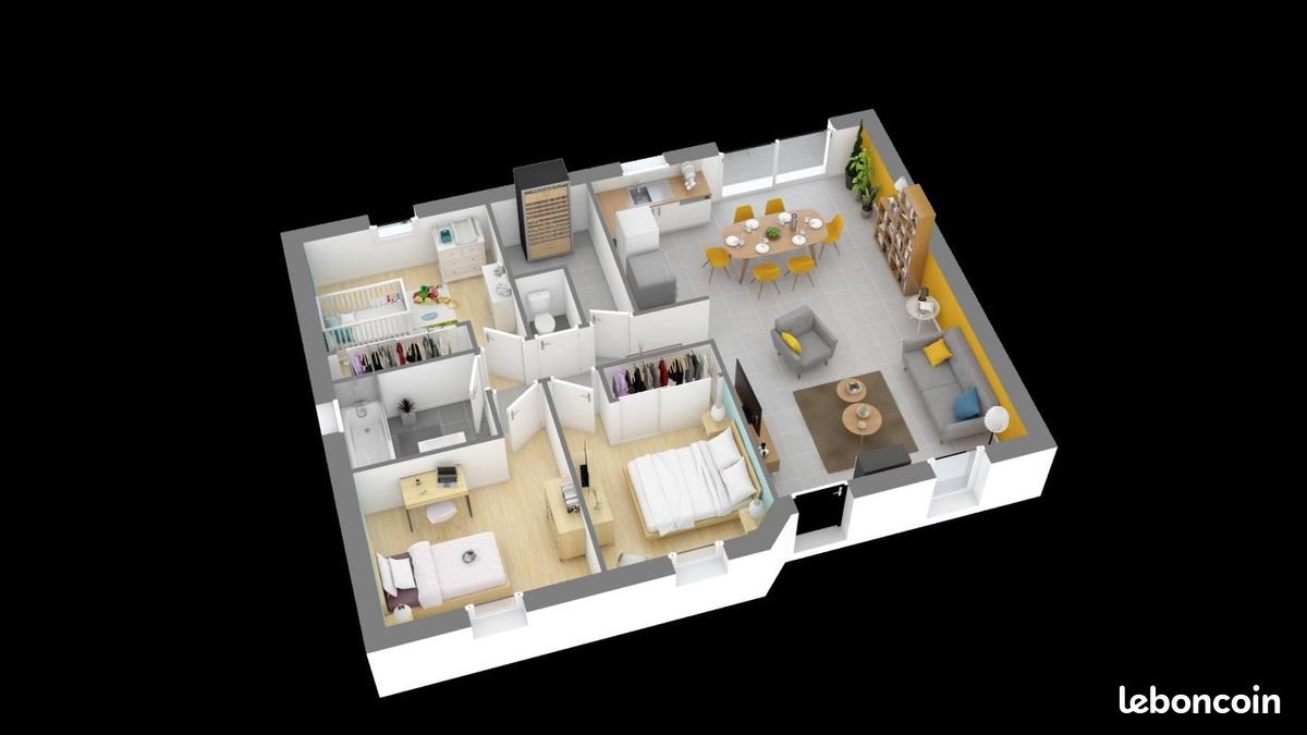 Maison à vendre, 76m², Saint-Martin-d'Oney