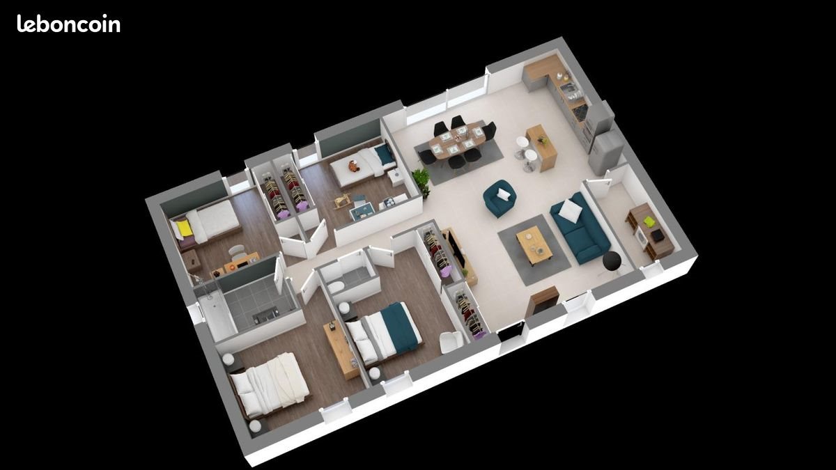 Maison à vendre, 100m², Saint-Ciers-d'Abzac