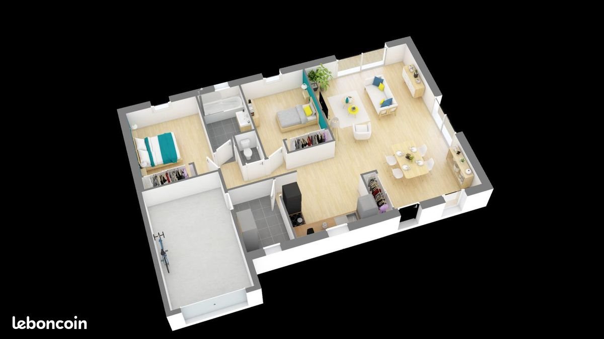Maison à vendre, 79m², Le Barp