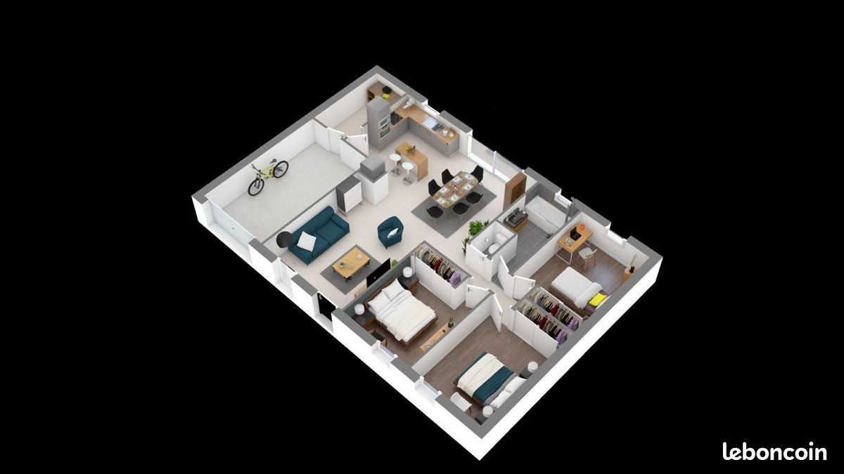 Maison à vendre, 82m², Brach