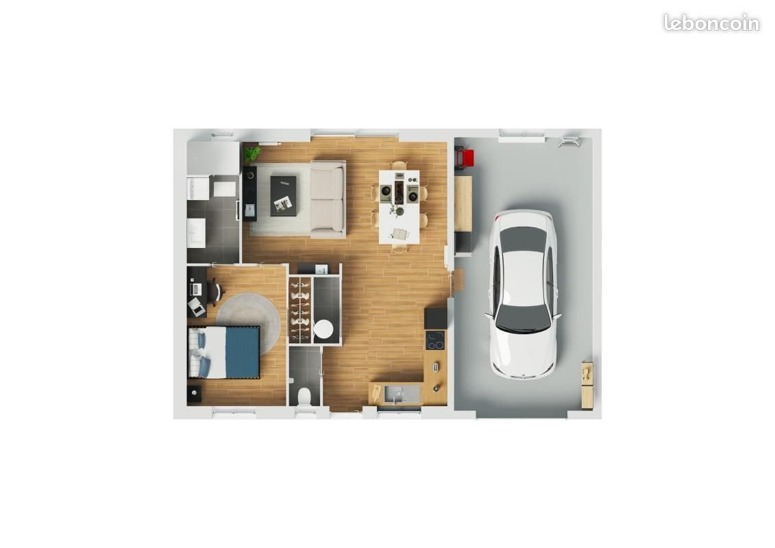 Maison à vendre, 77m², Saint-Gervais