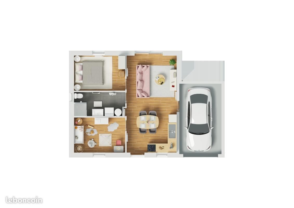 Maison à vendre, 64m², Coutras
