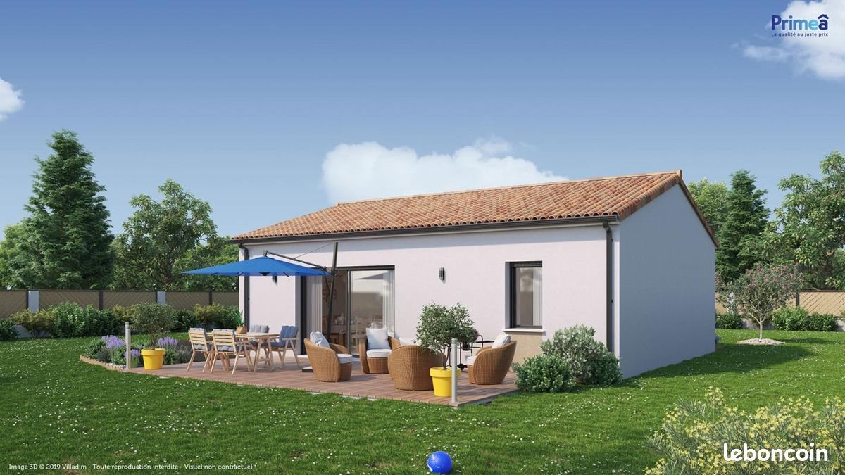 Maison à vendre, 66m², Abzac