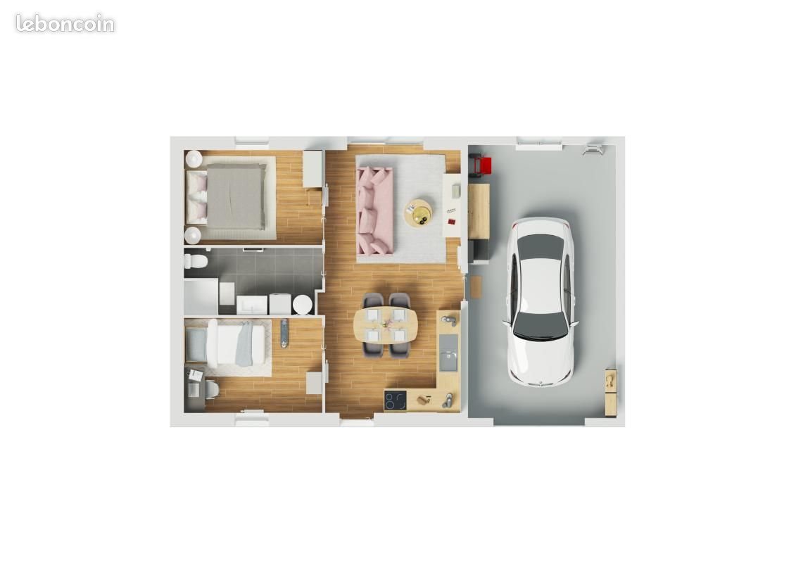 Maison à vendre, 77m², Huillé