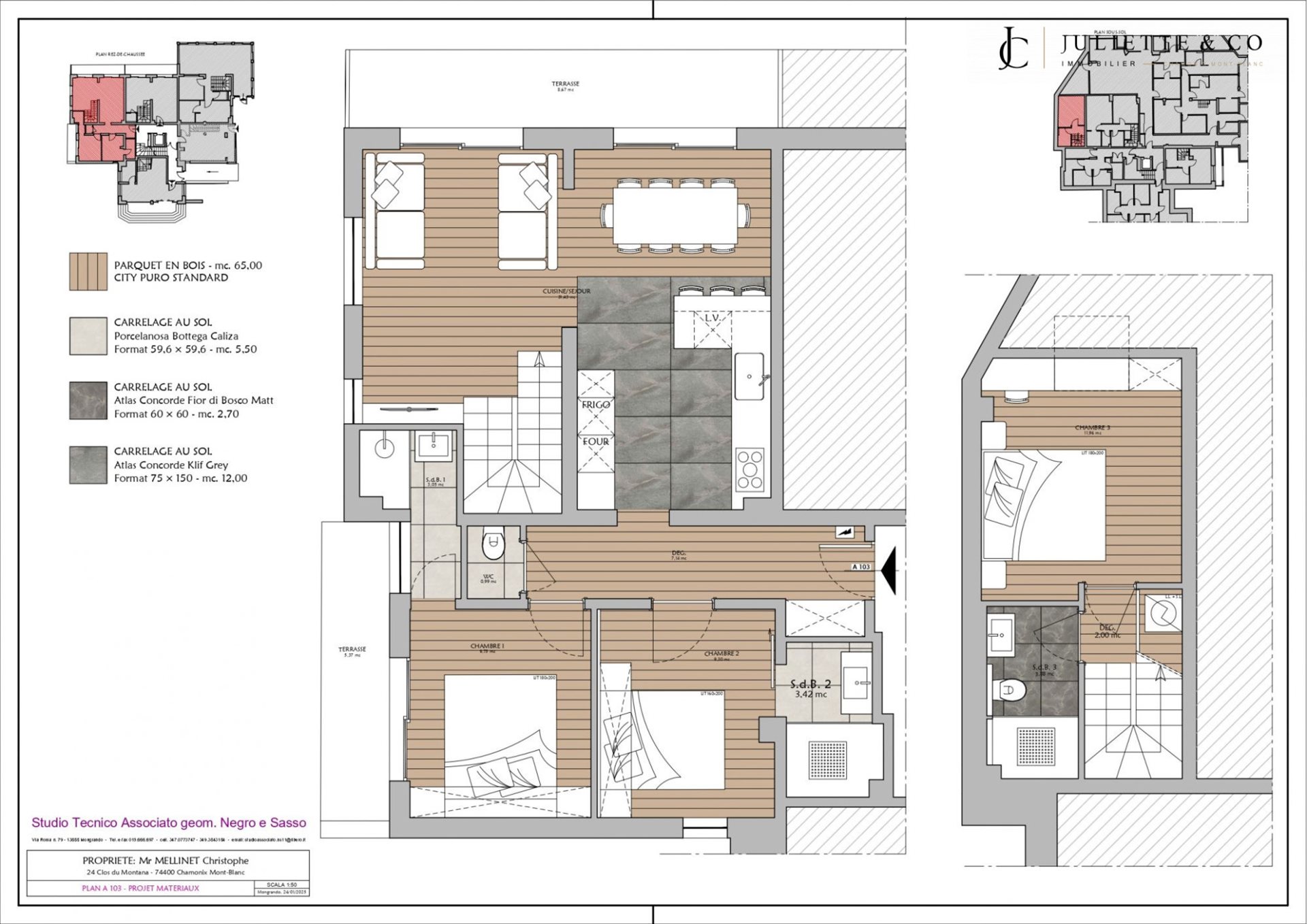 Appartement à vendre, 83m², Chamonix-Mont-Blanc
