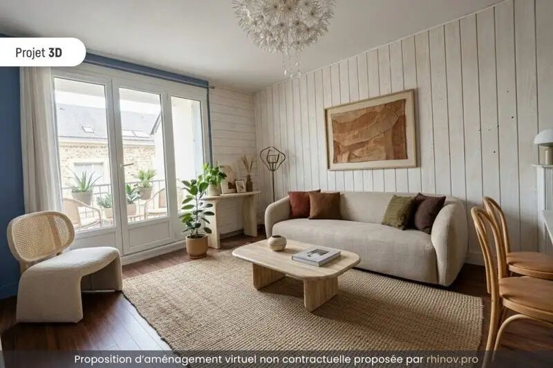 Appartement à vendre, 48m², Tours