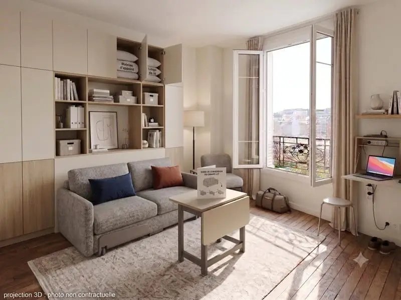 Appartement à vendre, 17m², Clichy