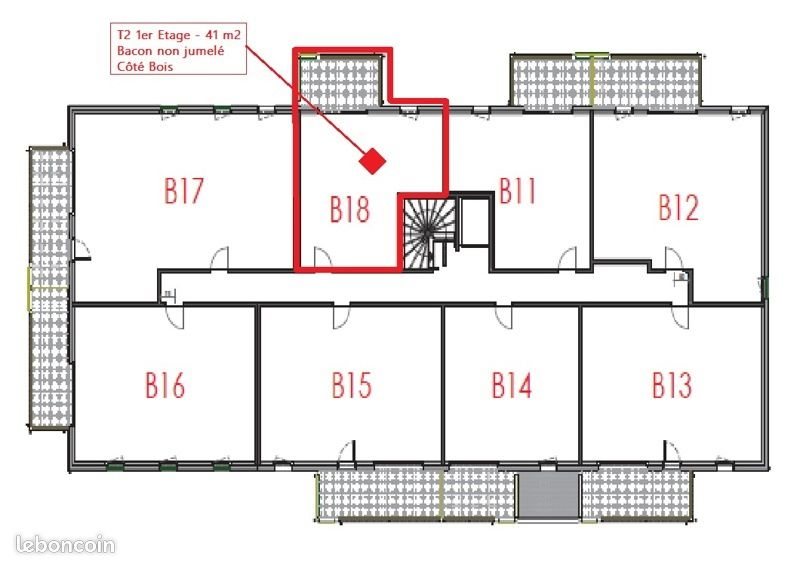 Appartement à vendre, 41m², Castets