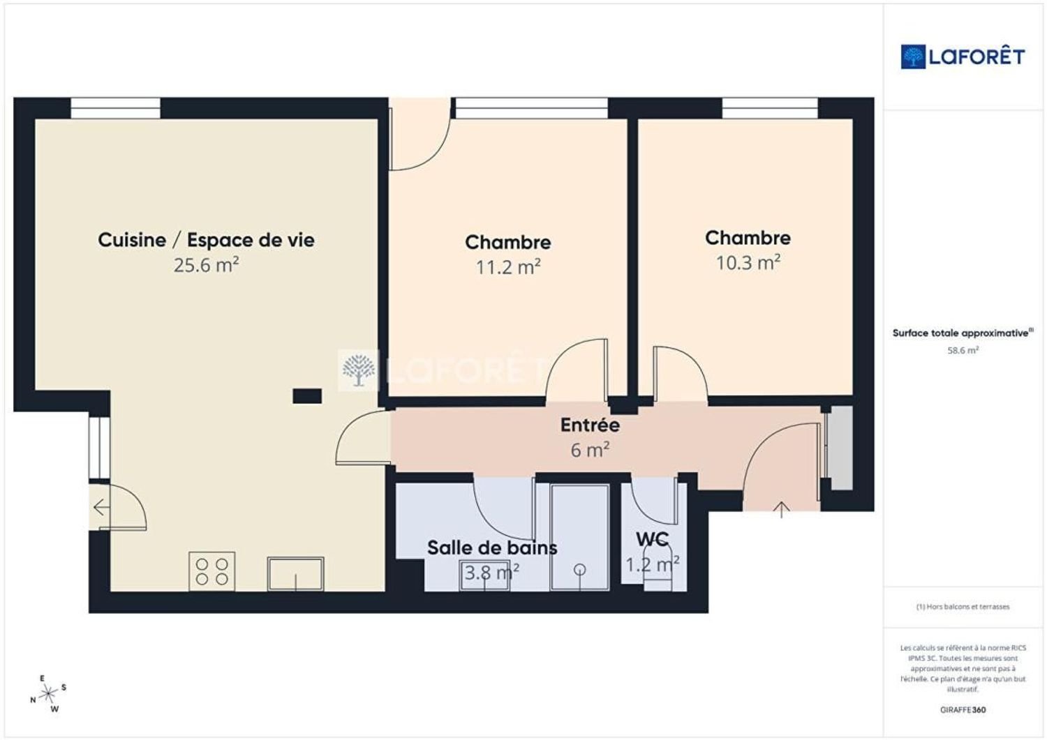 Appartement à vendre, 58m², Quimper