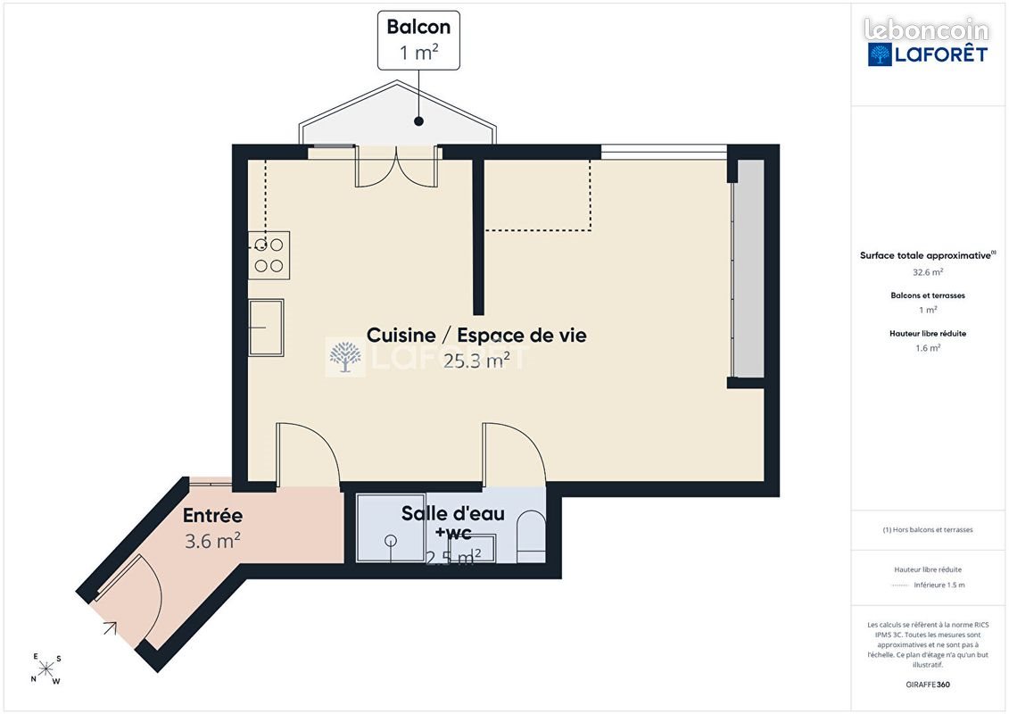 Appartement à vendre, 28m², Quimper