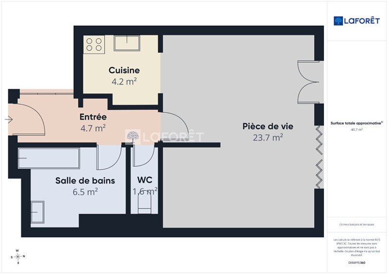 Appartement à vendre, 42m², Quimper