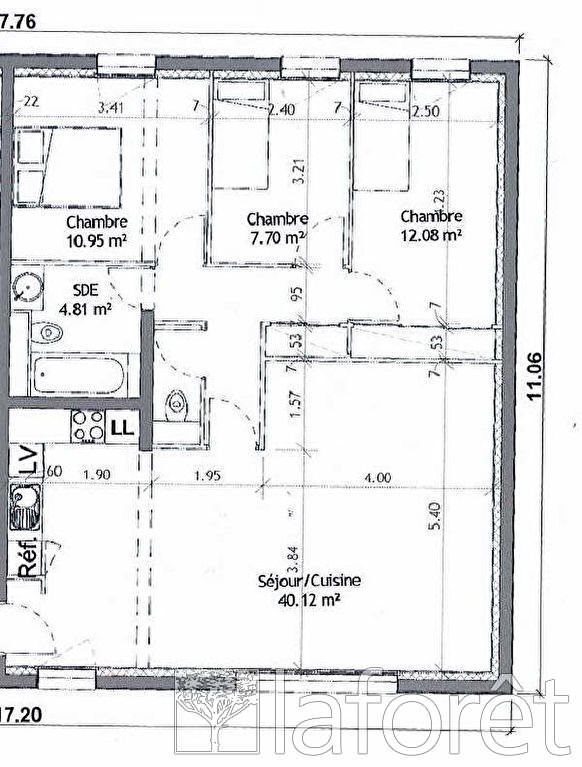 Appartement à louer, 84m², Plaisir