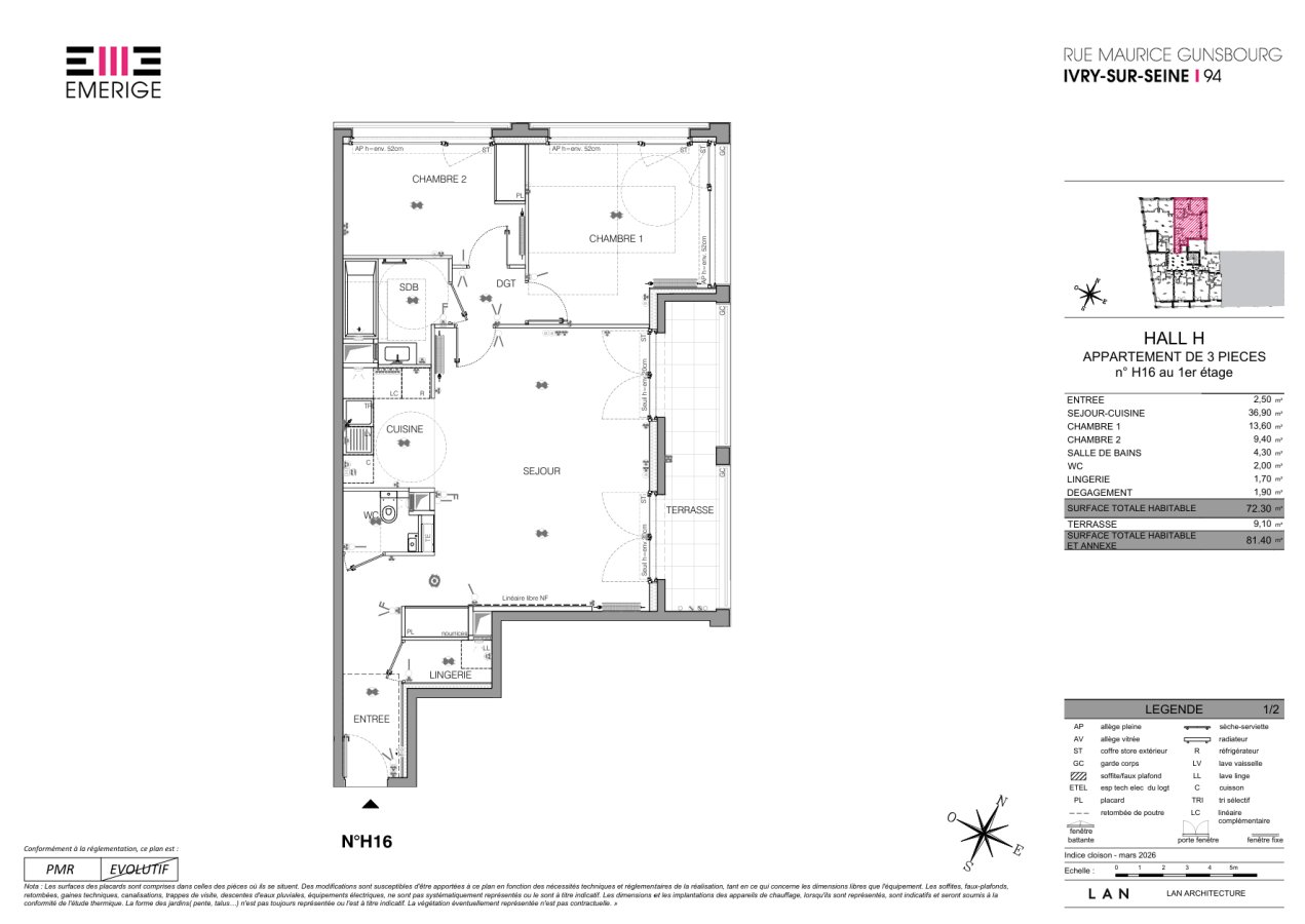 Maison à louer, 72m², Ivry-sur-Seine