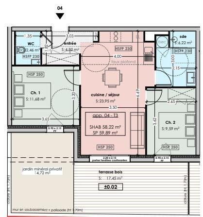 Appartement à vendre, 60m², Plouzané