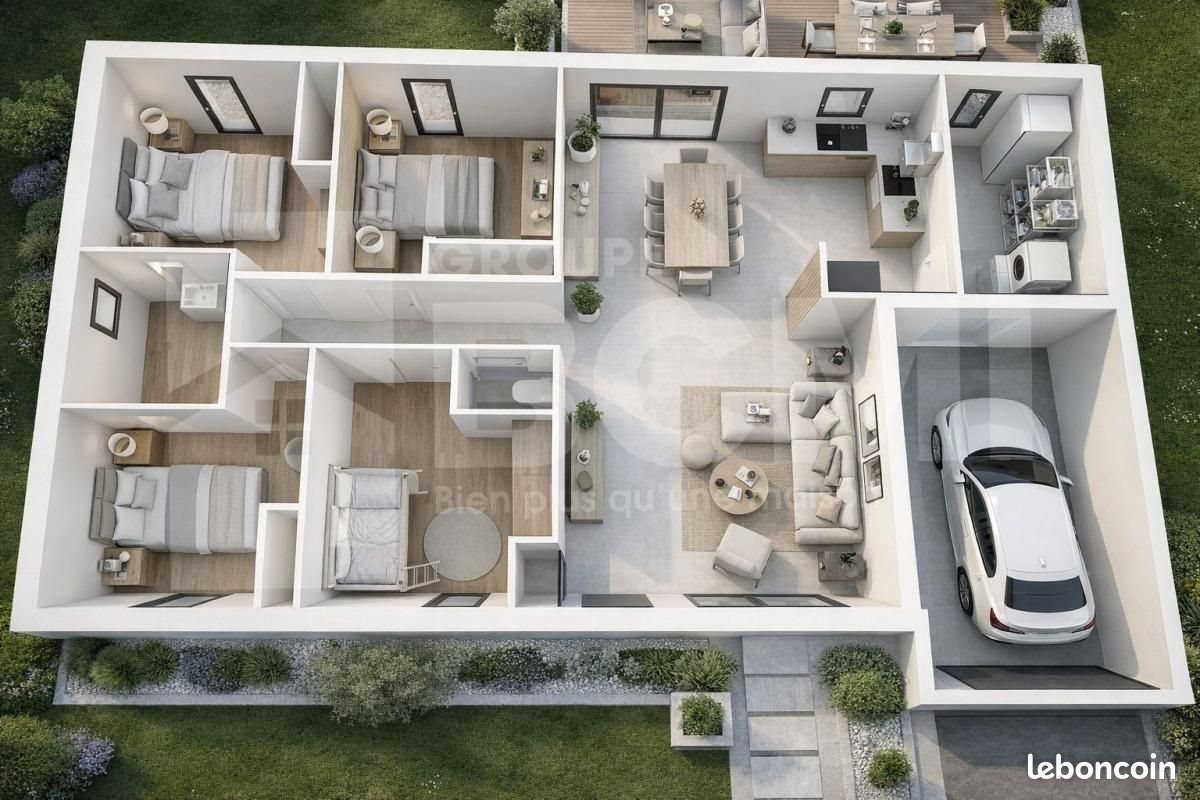 Maison à vendre, 80m², Chauray