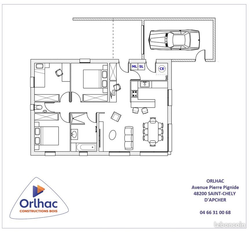 Maison à vendre, 90m², Mende