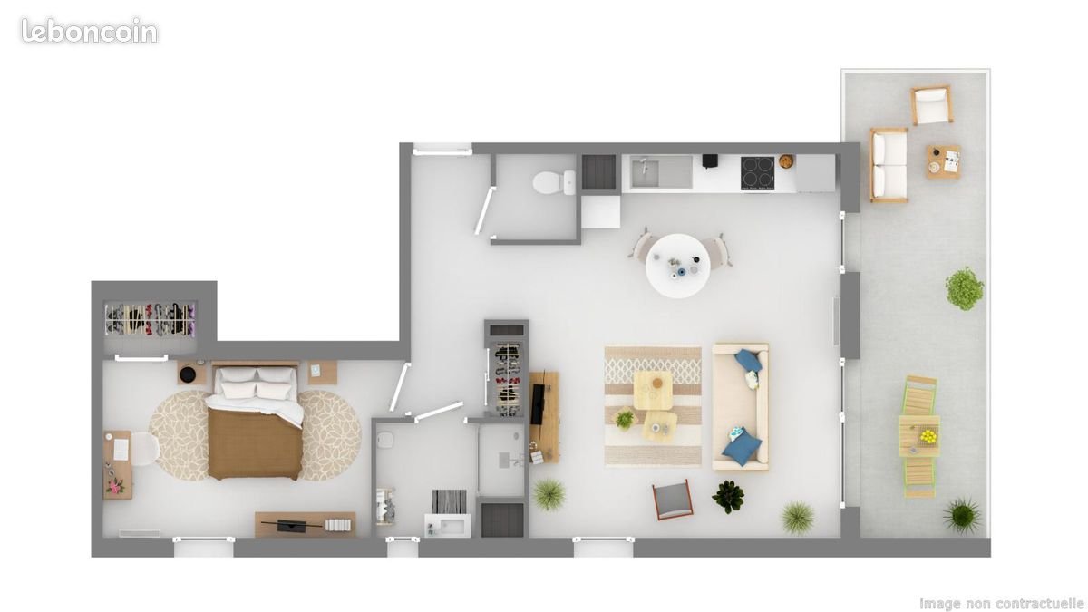 Appartement à louer, 55m², Port-de-Bouc