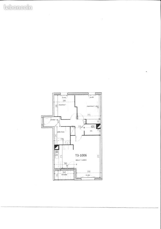 Appartement à louer, 66m², Vern-sur-Seiche