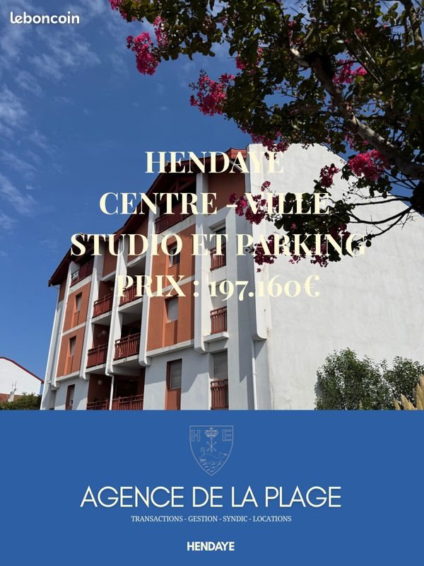 Appartement à vendre, 36m², Hendaye